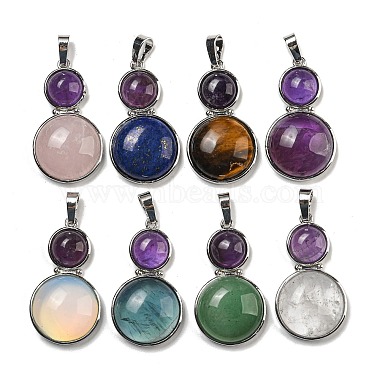 Platinum Others Mixed Stone Pendants