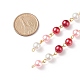 Handmade Glass Pearl Beaded Chain(AJEW-JB01134-05)-2