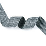 Polycotton Ribbon, Bag Strap Making, Light Grey, 1 inch(25mm)(OCOR-WH0086-84J)