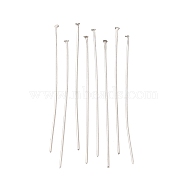 Tarnish Resistant 304 Stainless Steel Flat Head Pins, Stainless Steel Color, 40x0.6mm, 22 Gauge, about 5000pcs/bag, Head: 1mm(STAS-E023-0.6x40mm)