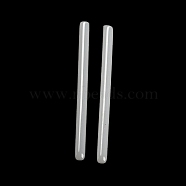 Hypoallergenic Bioceramics Zirconia Ceramic Straight Bar Stud Earrings, Piercing Post Earrings, No Fading and Nickel Free, WhiteSmoke, 11mm, Pin: 0.8mm(AJEW-Z014-05C)