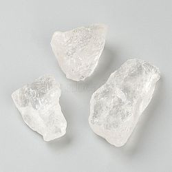 Rough Raw Natural Quartz Crystal Beads, Nuggets, 38~59x25~33.5x18~23mm(G-H254-33)