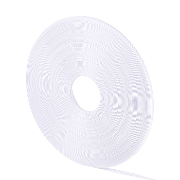 Polyester & Plastic Boning Sewing Wedding Dress Fabric, DIY Sewing Supplies Accessories, White, 12mm, about 50yards/roll(45.72m/roll)