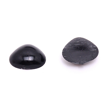 Plastic Doll Noses, Craft Eyes, for Crafts, Crochet Toy and Stuffed Animals, Triangle, Black, 12x14x4mm