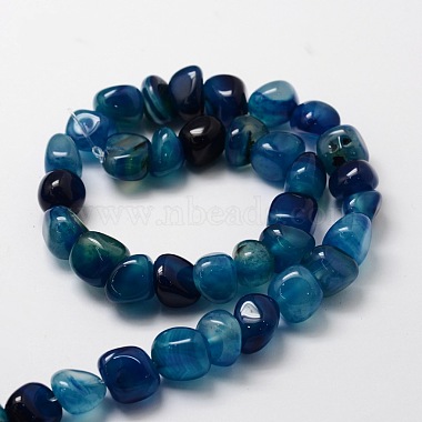 Dyed Natural Agate Chip Beads Strands(X-G-E329-16A)-2