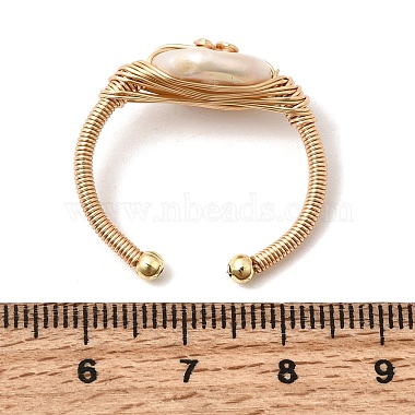 Brass Cuff Open Rings(RJEW-D344-03G)-5