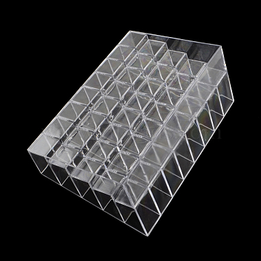 Прямоугольник 40 отсеков пластиковые контейнеры для хранения бисера(X-CON-Q025-01)-2