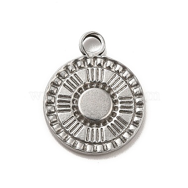 304 Stainless Steel Pendant Cabochon Settings(STAS-I694-03P)-2
