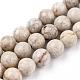 Chapelets de perles maifanite/maifan naturel pierre (X-G-I187-8mm-01)-4