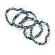 Natural Turquoise Bead Stretch Bracelets(X-BJEW-K213-64)-1