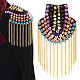 Elite 2Pcs Fashionable Tassel Epaulettes(AJEW-PH0003-82)-1