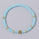 Handmade Faceted Seed Beaded Stretch Bracelets(MZ9145-3)-1