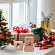 ベネクリート 24 個 6 スタイルのクリスマステーマ折りたたみクラフト紙段ボールジュエリーギフトボックス(CON-BC0007-08)-5