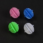 Luminous Resin Beads, Baby Carriage Toys, Round, Mixed Color, 15.5x15mm, Hole: 4mm, 36pcs/bag(AJEW-CJC0001-62)