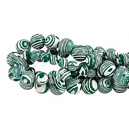 3 Strands 3 Style Synthetic Malachite Beads Strands, Dyed, Round, Green, 1 strand/style(G-SZ0001-49A)