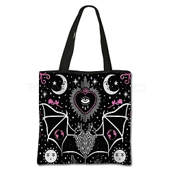 Gothic Printed Polyester Shoulder Bags, Square, Heart, 71.5cm, Bag: 395x395cm(PW-WG68108-25)