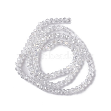 Perles de rondelle de verre de cristal brins(EGLA-F049C-03)-3