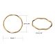 Smooth Surface Alloy Linking Ring(PALLOY-S117-164)-3