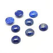 Natural Lapis Lazuli Gemstone Cabochons, Half Round, 6x3mm(G-T020-6mm-13)