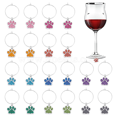 316 breloques chirurgicales pour verres à vin en acier inoxydable(AJEW-AB00166)-1