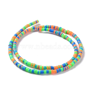 Handmade Polymer Clay Beads Strands(CLAY-R089-3mm-008)-3