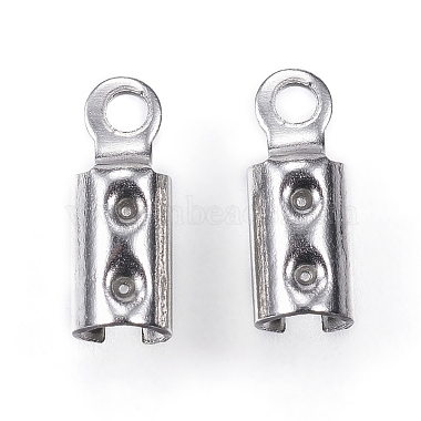 304 Stainless Steel Folding Crimp Ends(X-STAS-P107-07P)-2