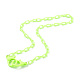 Personalized Opaque Acrylic Cable Chain Necklaces(NJEW-JN03432-05)-1