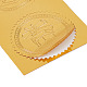 самоклеящиеся наклейки с тиснением золотой фольгой(DIY-WH0211-089)-4