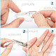 300Pcs 2 Colors Iron Triangle Linking Ring(IFIN-SP0001-70)-7