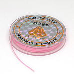 Flat Elastic Crystal String, String Cord Crystal Threads, Violet, 0.8mm, about 10.93 yards(10m)/roll(EW-F001-22)
