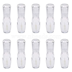 Transparent Plastic Cosmetics Cream Jar, Pot Diamond Cream Box, with Lid, Empty Bottle, Refillable Bottle and Transparent Plastic Funnel Hopper, Clear(DIY-BC0011-07)