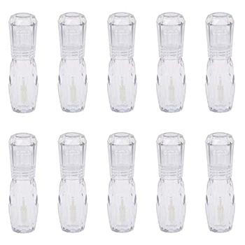 Transparent Plastic Cosmetics Cream Jar, Pot Diamond Cream Box, with Lid, Empty Bottle, Refillable Bottle and Transparent Plastic Funnel Hopper, Clear