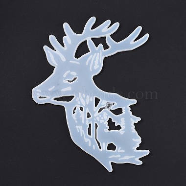 Christmas Reindeer's Head DIY Silicone Molds(SIMO-H002-03)-4