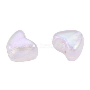 Rainbow Iridescent Plating Acrylic Beads(OACR-N010-072)-4