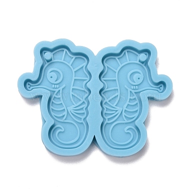 Sea Horse Shape Pendant Silicone Molds(DIY-M034-03)-2