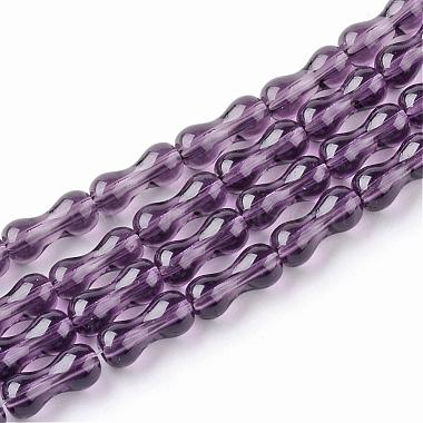 8mm Purple Others Glass Beads