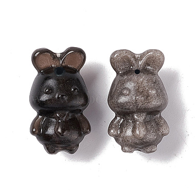 Rabbit Obsidian Beads