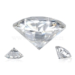 Brilliant Round Cut Moissanite Loose Stones Cabochons, Clear, 7mm, 1.2 Carats(RGLA-F081-01I)