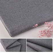 Polyester Imitation Linen Fabric, Sofa Cover, Garment Accessories, Rectangle, Gray, 29~30x19~20x0.09cm(DIY-WH0199-16C)