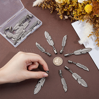 16Pcs 2 Styles Alloy Cord Ends(FIND-GF0009-76)-3