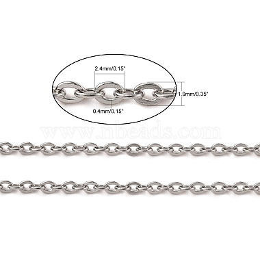 304 Stainless Steel Cable Chains(CHS-R008-15)-2