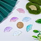 dicosmetic 70pcs 7 couleurs pendentifs en verre peint par pulvérisation transparent(GLAA-DC0001-19)-3