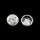 Diamond Shaped Cubic Zirconia Pointed Back Cabochons(X-ZIRC-R004-8mm-01)-1