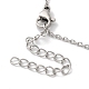 Non-Tarnish 304 Stainless Steel Cable Chain Bowknot Pendant Necklaces(NJEW-Z041-03P-03)-3