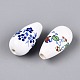 Printed Handmade Porcelain Beads(PORC-N014-06B)-3