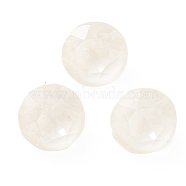 Glass Rhinestone Cabochons, Point Back & Back Plated, Faceted, Diamond, Crystal, 6x4.5mm(RGLA-M016-C02-002DE)