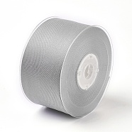 Rayon and Cotton Ribbon, Twill Tape Ribbon, Herringbone Ribbon, Dark Gray, 1-1/4 inch(32mm), about 50yards/roll(45.72m/roll)(SRIB-F007-012-32mm)