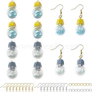 Nbeads DIY Resin Dangle Earring Making Kits, Including 12Pcs Resin Pendants, Brass Earring Hooks & Jump Rings, Mixed Color, 60pcs/box(DIY-NB0005-53)