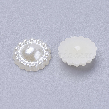 10.5 mm tournesol acrylique perles cabochons flatback pour la fabrication de bracelets(X-MACR-F016-22)-2