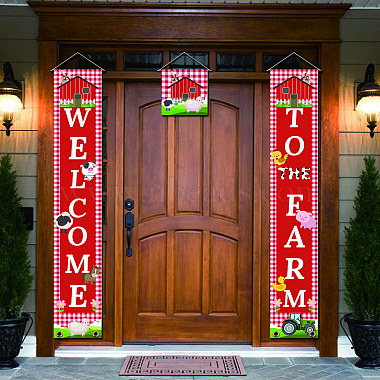 Panneau suspendu en polyester pour les décorations de porche de porte d'entrée de bureau à domicile(HJEW-WH0023-005)-6
